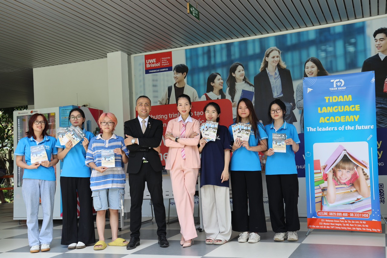 TIDAM Language Academy tổ chức test trình độ Tiếng Anh 4 kỹ năng cho sinh viên Viện Đạo tạo Quốc tế- Trường Đại học Phenikaa